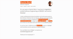 Desktop Screenshot of martinblech.com
