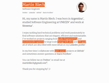 Tablet Screenshot of martinblech.com